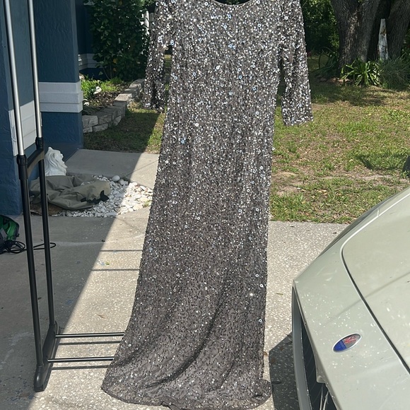 Adrianna papell black tie event dress US size 8 - Picture 1 of 8